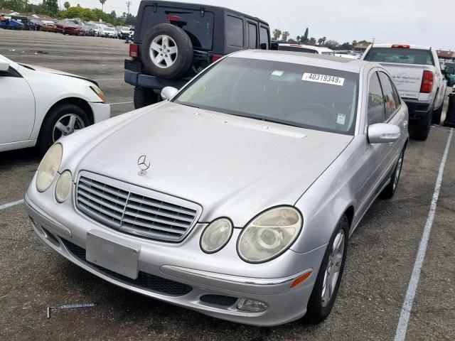 WDBUF65J13A244466 - 2003 MERCEDES-BENZ E 320 SILVER photo 2