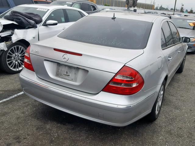 WDBUF65J13A244466 - 2003 MERCEDES-BENZ E 320 SILVER photo 4