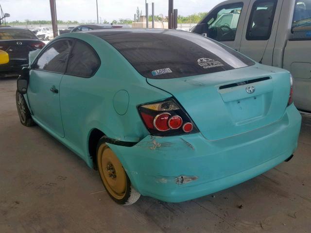 JTKDE167280253290 - 2008 SCION TC BLUE photo 3