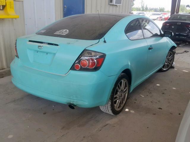 JTKDE167280253290 - 2008 SCION TC BLUE photo 4