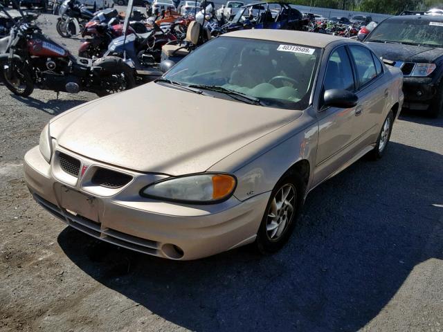 1G2NF52EX4M703960 - 2004 PONTIAC GRAND AM S TAN photo 2