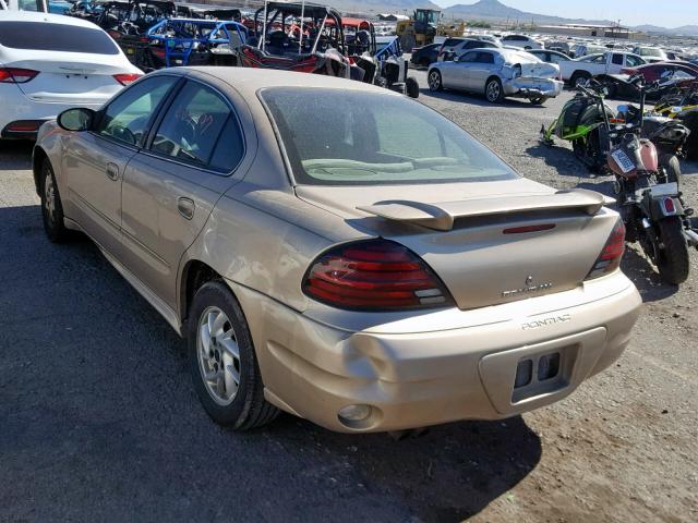 1G2NF52EX4M703960 - 2004 PONTIAC GRAND AM S TAN photo 3
