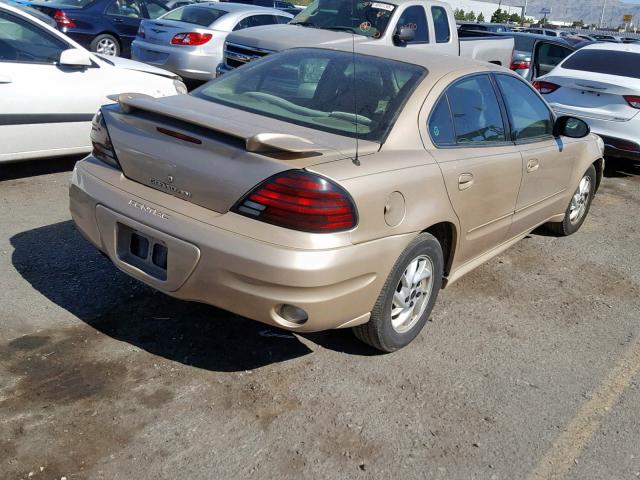 1G2NF52EX4M703960 - 2004 PONTIAC GRAND AM S TAN photo 4