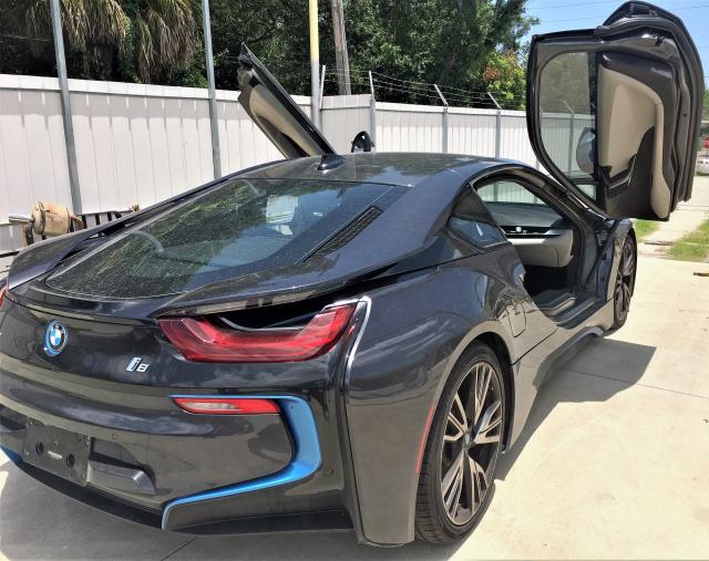 WBY2Z2C59FV391290 - 2015 BMW I8 BLACK photo 4