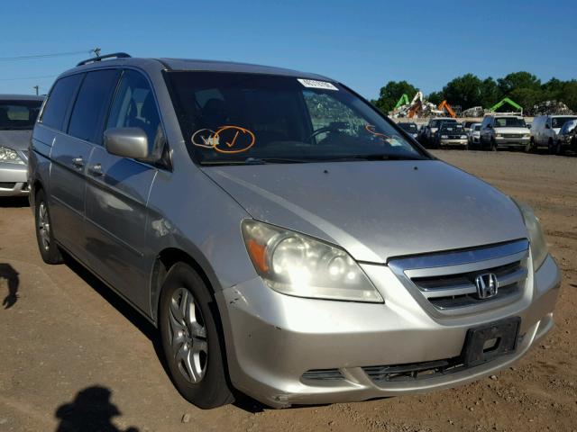 5FNRL38707B444430 - 2007 HONDA ODYSSEY EX SILVER photo 1