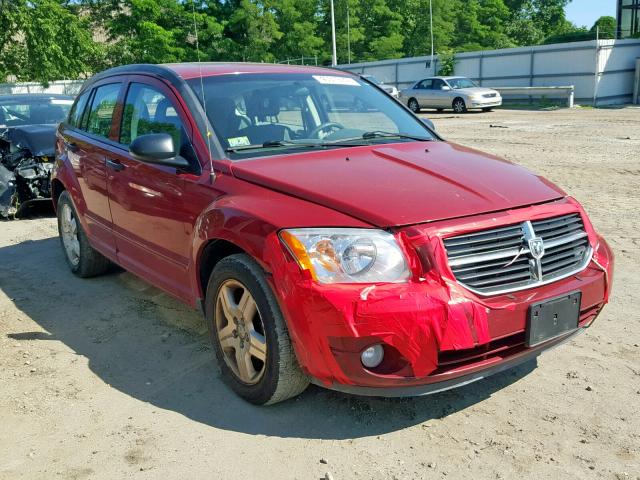 1B3HB48B47D412372 - 2007 DODGE CALIBER SX RED photo 1