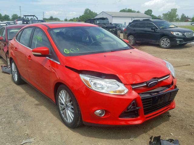 1FAHP3H23CL448635 - 2012 FORD FOCUS SEL RED photo 1