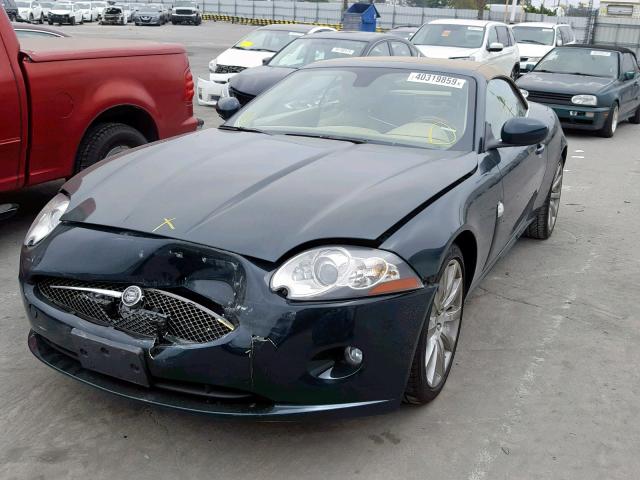 SAJDA44B475B04350 - 2007 JAGUAR XK GREEN photo 2