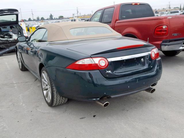 SAJDA44B475B04350 - 2007 JAGUAR XK GREEN photo 3