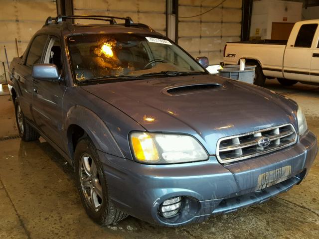 4S4BT63C755102670 - 2005 SUBARU BAJA TURBO BLUE photo 1