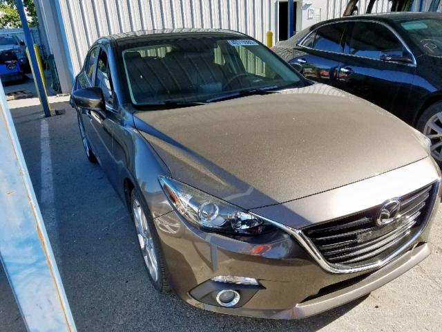 JM1BM1L30F1237986 - 2015 MAZDA 3 TOURING BROWN photo 1