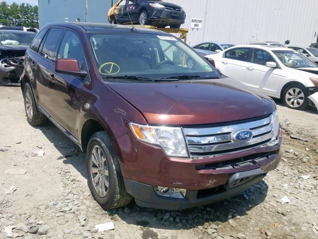 2FMDK4JC1ABB70648 - 2010 FORD EDGE SEL MAROON photo 1