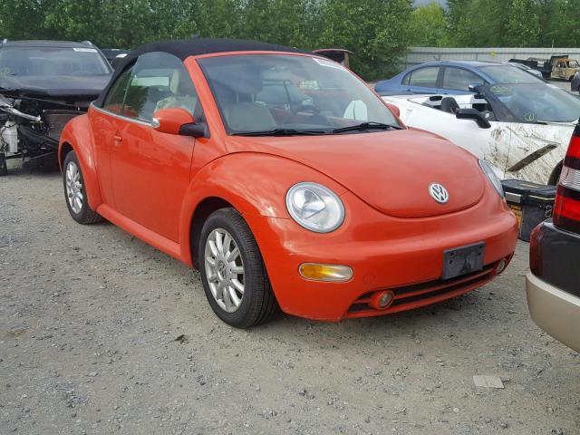 3VWCM31Y04M315310 - 2004 VOLKSWAGEN NEW BEETLE ნარინჯისფერი ფოტო 1