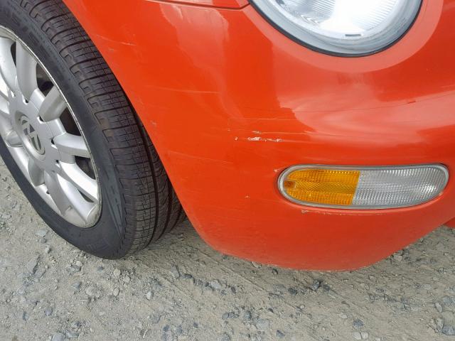 3VWCM31Y04M315310 - 2004 VOLKSWAGEN NEW BEETLE ნარინჯისფერი ფოტო 9