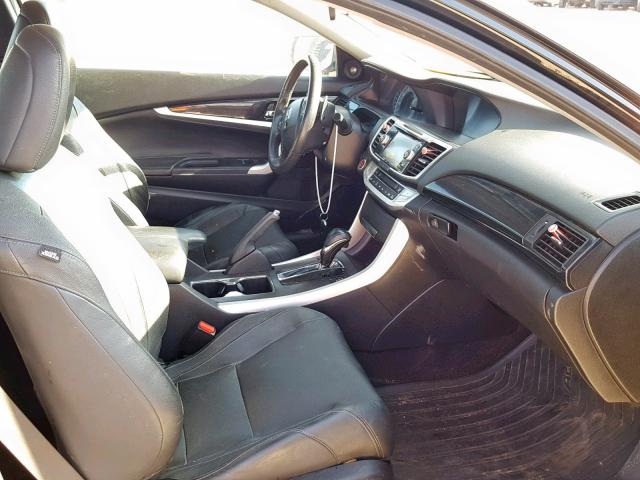 1HGCT1B83DA012495 - 2013 HONDA ACCORD EXL BLACK photo 5