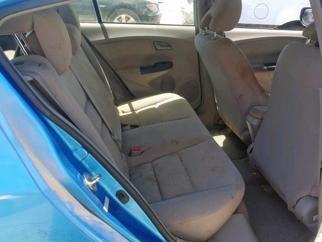 JHMZE2H58BS011323 - 2011 HONDA INSIGHT LX BLUE photo 6