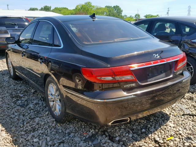 KMHFC4DF3BA532214 - 2011 HYUNDAI AZERA GLS BROWN photo 3