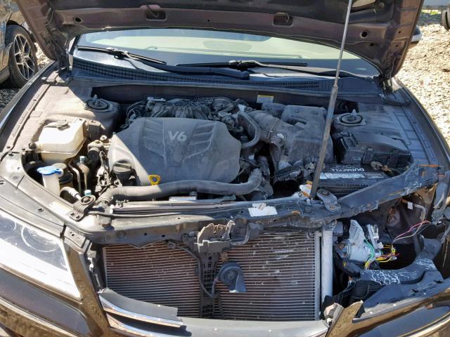 KMHFC4DF3BA532214 - 2011 HYUNDAI AZERA GLS BROWN photo 7