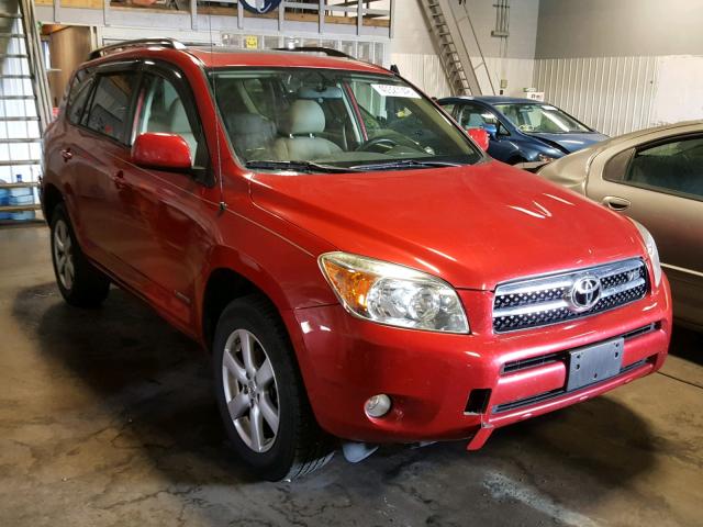 JTMBK31V576011128 - 2007 TOYOTA RAV4 LIMIT RED photo 1