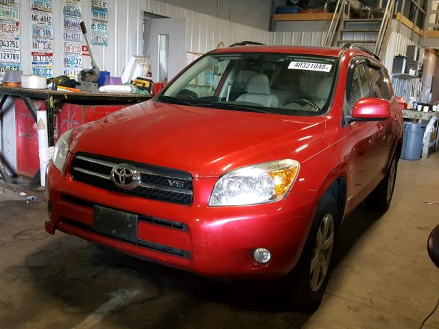 JTMBK31V576011128 - 2007 TOYOTA RAV4 LIMIT RED photo 2