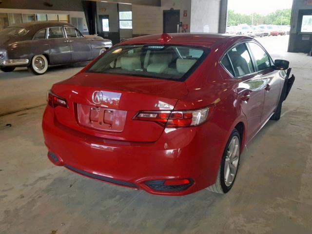 19UDE2F79JA000479 - 2018 ACURA ILX PREMIU RED photo 4