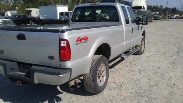 1FTWX31R08EA92407 - 2008 FORD F350 SRW S SILVER photo 4