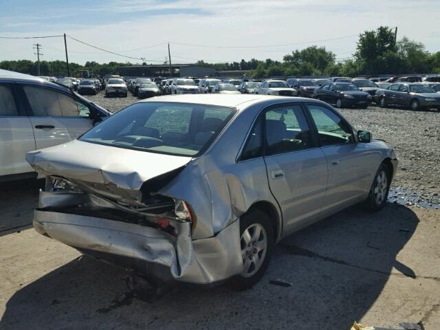 4T1BF28B61U188490 - 2001 TOYOTA AVALON XL SILVER photo 4