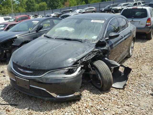 1C3CCCAB6GN172220 - 2016 CHRYSLER 200 LIMITE BLACK photo 2