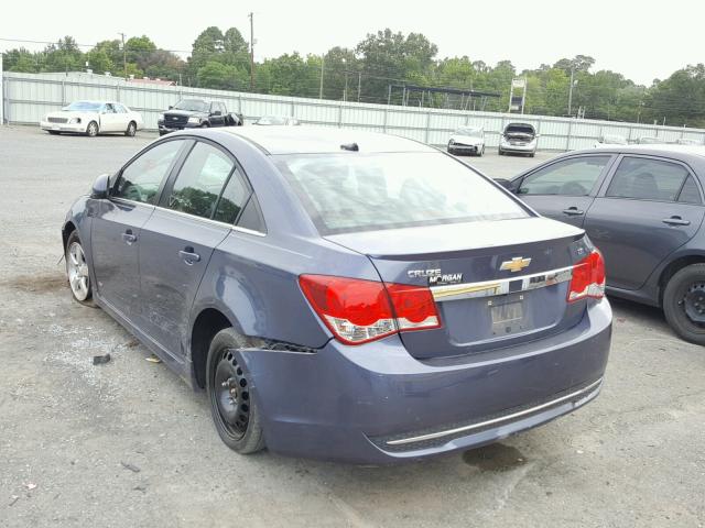 1G1PC5SB1E7212222 - 2014 CHEVROLET CRUZE LT BLUE photo 3