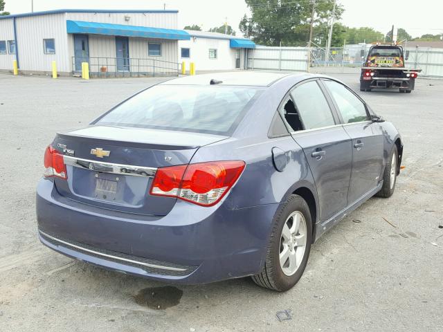 1G1PC5SB1E7212222 - 2014 CHEVROLET CRUZE LT BLUE photo 4