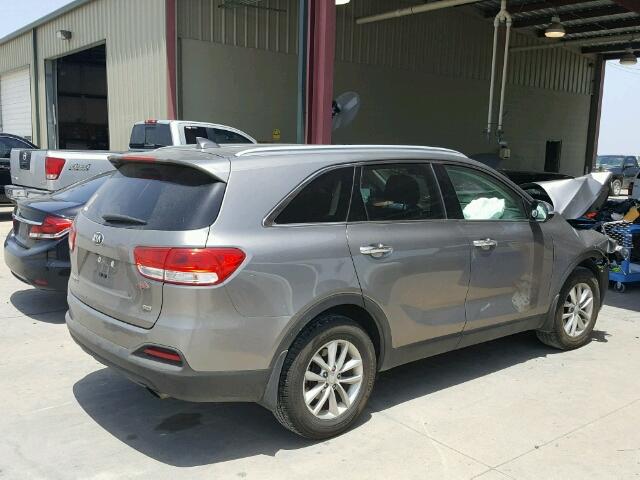 5XYPG4A36HG296299 - 2017 KIA SORENTO LX BROWN photo 4