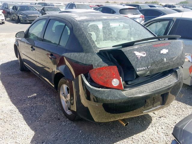 1G1AL55FX67775906 - 2006 CHEVROLET COBALT LT BLACK photo 3