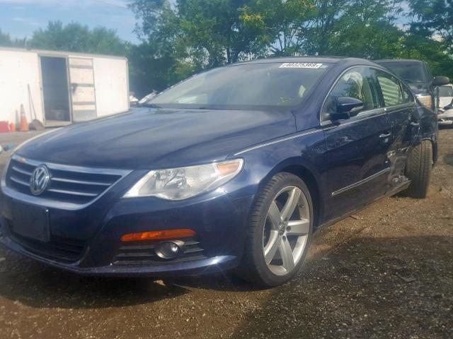 WVWHP7AN3CE516829 - 2012 VOLKSWAGEN CC LUXURY BLUE photo 2