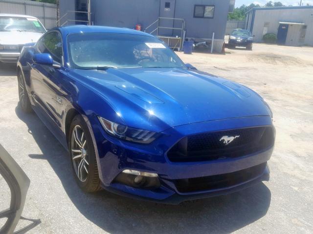 1FA6P8CF2G5325966 - 2016 FORD MUSTANG GT BLUE photo 1