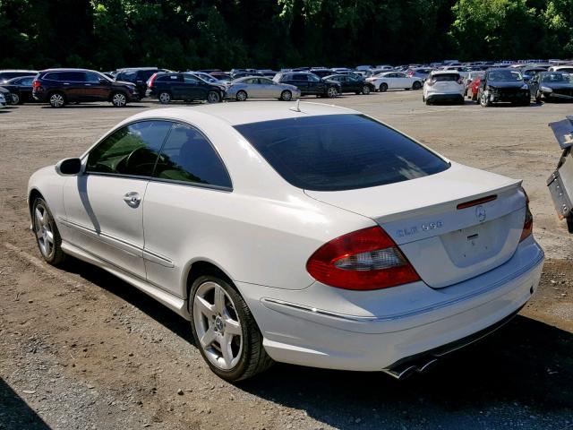 WDBTJ72JX7F213956 - 2007 MERCEDES-BENZ CLK 550 WHITE photo 3