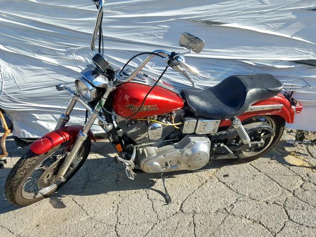 1HD1GHL18WY317777 - 1998 HARLEY-DAVIDSON FXD RED photo 9