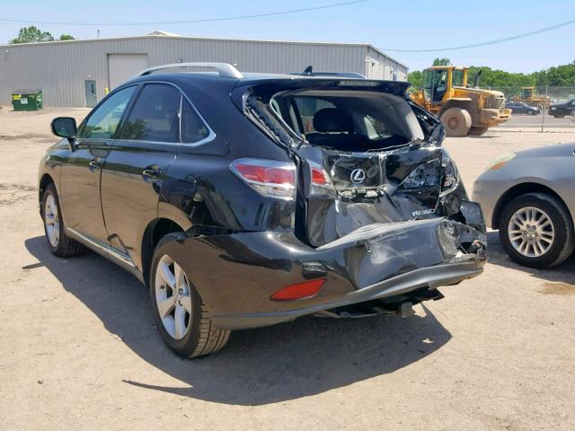 2T2BK1BA4DC193338 - 2013 LEXUS RX 350 Schwarz Foto 3