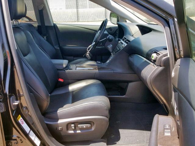 2T2BK1BA4DC193338 - 2013 LEXUS RX 350 Schwarz Foto 5