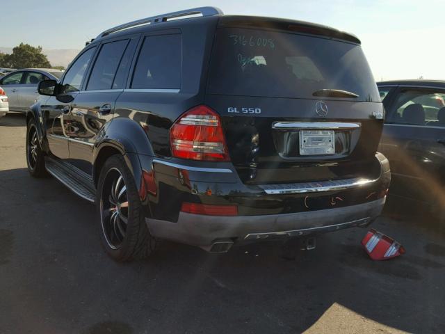 4JGBF86E69A498457 - 2009 MERCEDES-BENZ GL 550 4MA BLACK photo 3