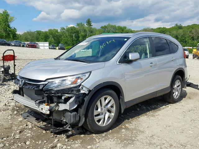 2HKRM3H77GH533068 - 2016 HONDA CR-V EXL SILVER photo 2