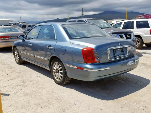 KMHFU45E05A399662 - 2005 HYUNDAI XG 350 BLUE photo 3