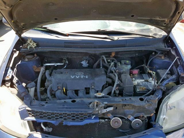 JTKKT624565015651 - 2006 TOYOTA SCION XA BLUE photo 7