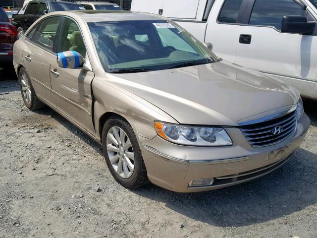 KMHFC46F39A420262 - 2009 HYUNDAI AZERA SE TAN photo 1