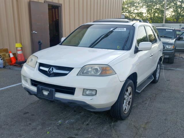 2HNYD18614H506051 - 2004 ACURA MDX TOURIN WHITE photo 2