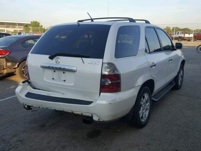 2HNYD18614H506051 - 2004 ACURA MDX TOURIN WHITE photo 4