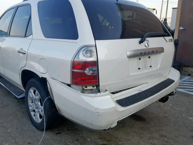 2HNYD18614H506051 - 2004 ACURA MDX TOURIN WHITE photo 9