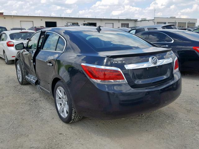 1G4GC5ECXBF293763 - 2011 BUICK LACROSSE C BLACK photo 3