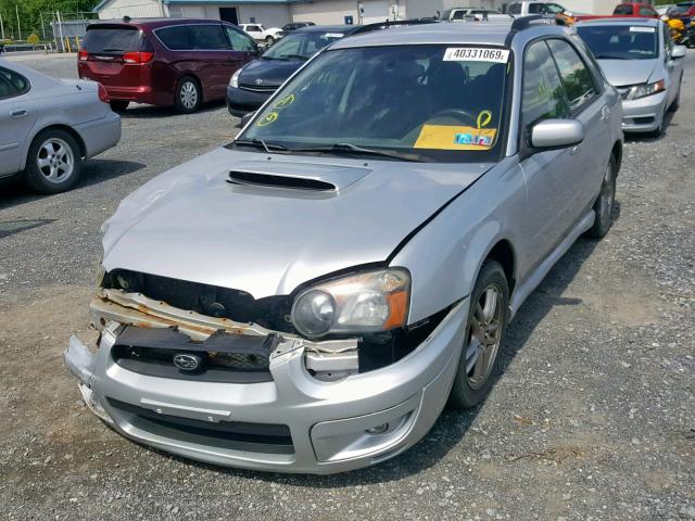 JF1GG29675G803468 - 2005 SUBARU IMPREZA WR SILVER photo 2