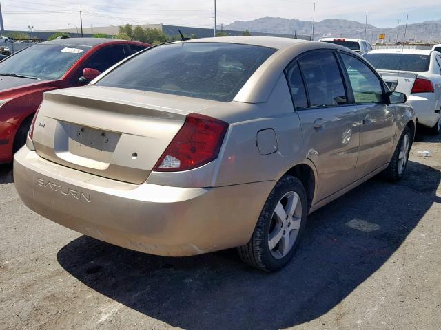 1G8AL55F96Z121808 - 2006 SATURN ION LEVEL TAN photo 4