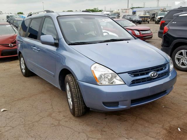 KNDMG4C39A6338599 - 2010 KIA SEDONA LX BLUE photo 1